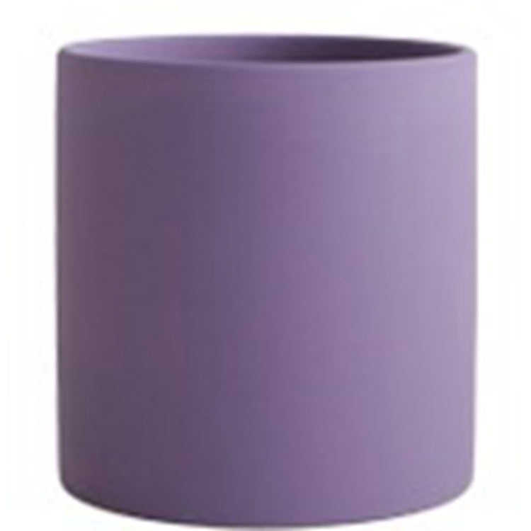 Minimalist Colorful Ceramic Flowerpot