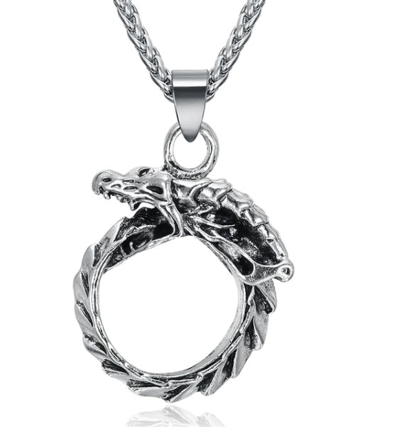 Nordic Runes & Symbols Stainless Steel Adjustable Necklace