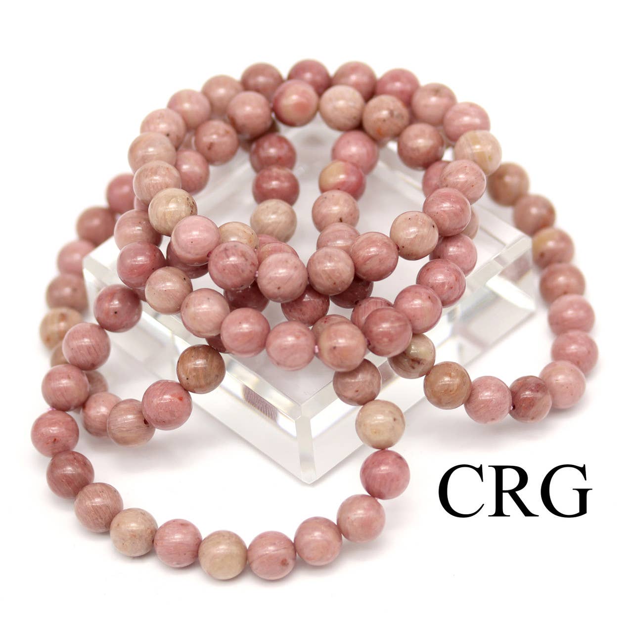 Pink Rhodonite Stretch Bracelet