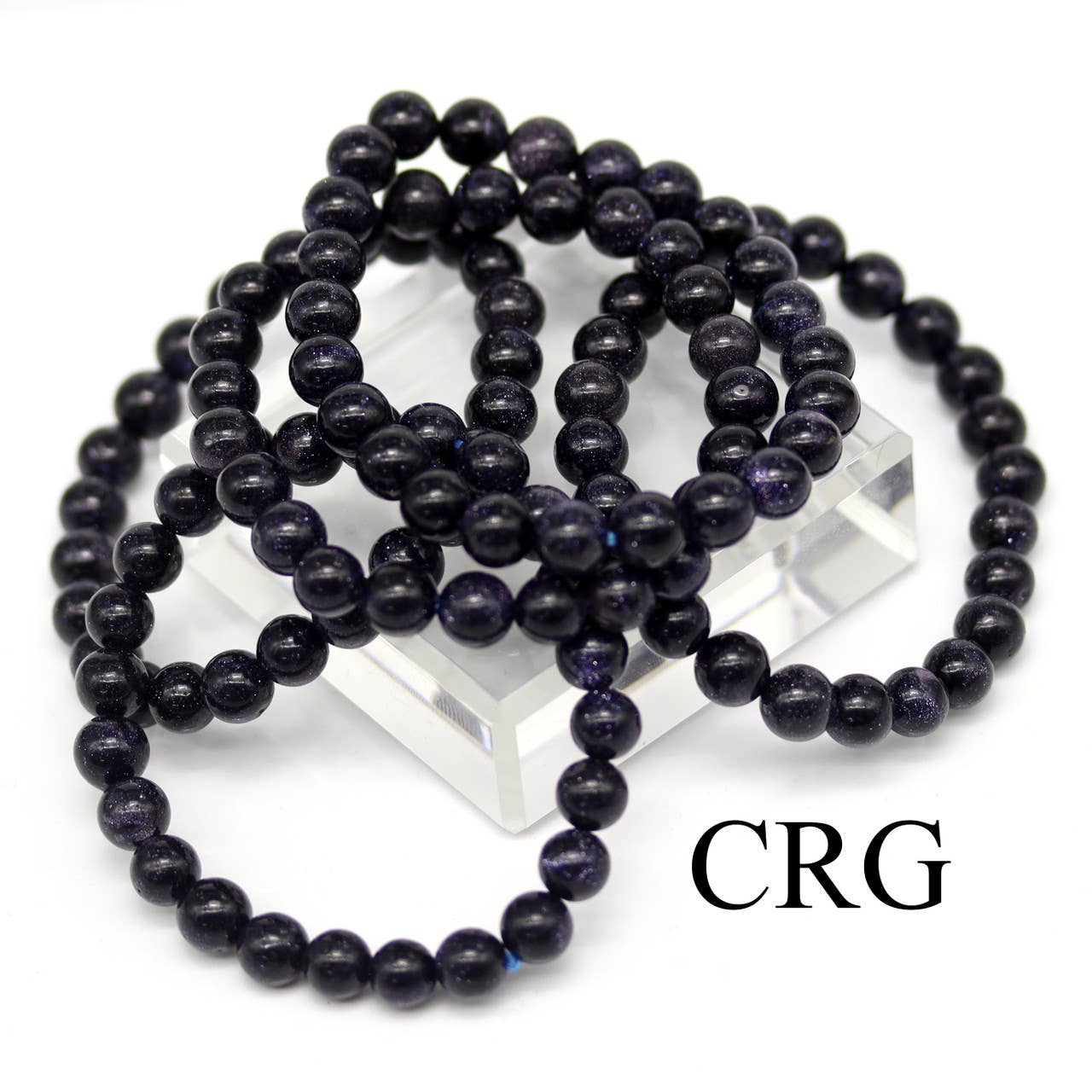 Blue Goldstone Stretch Bracelet
