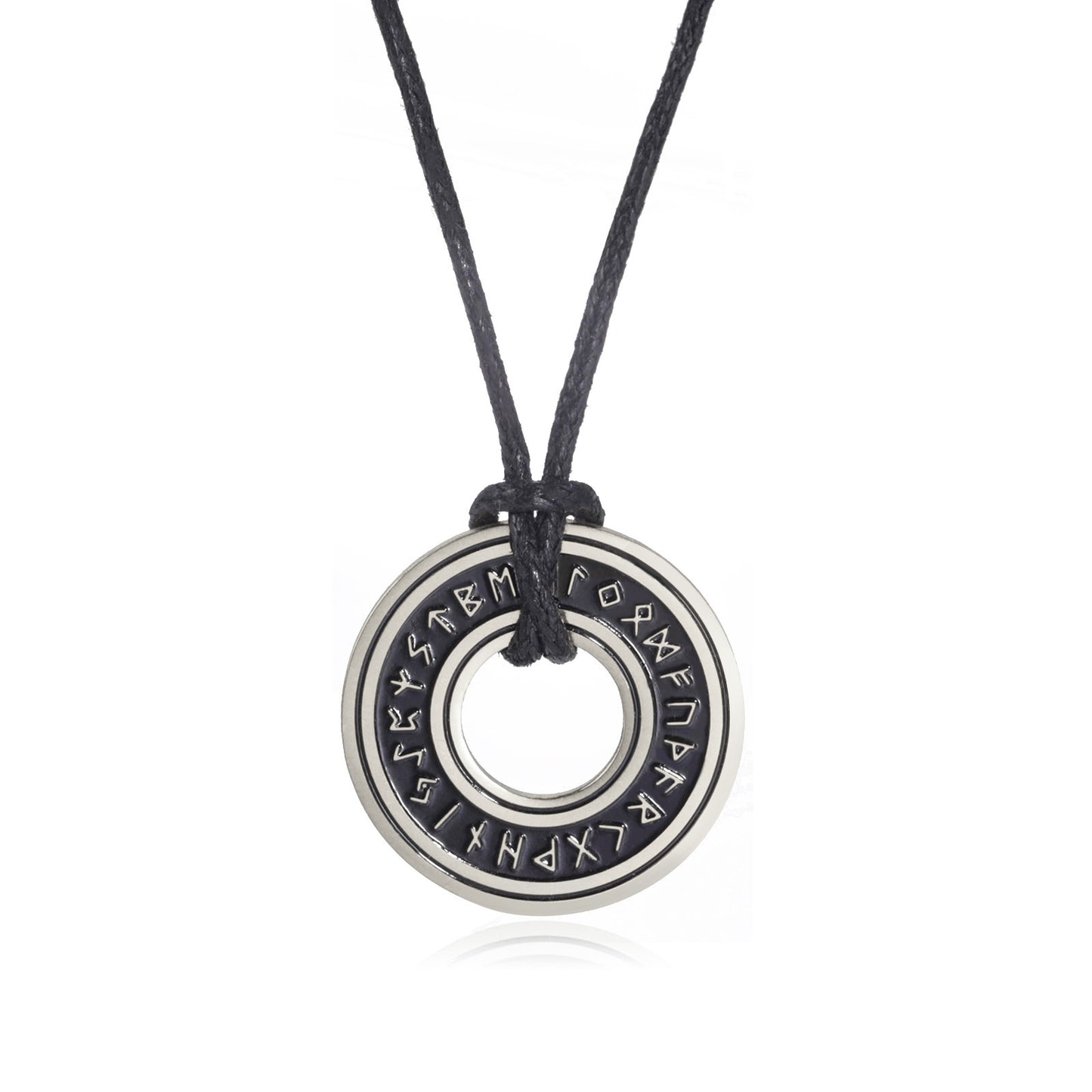 Nordic Runes & Symbols Stainless Steel Adjustable Necklace