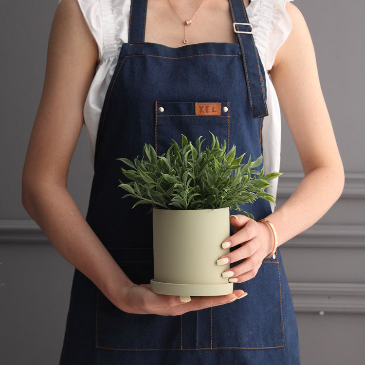 Minimalist Colorful Ceramic Flowerpot