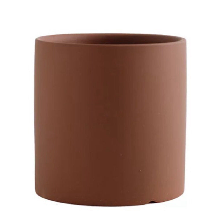 Minimalist Colorful Ceramic Flowerpot