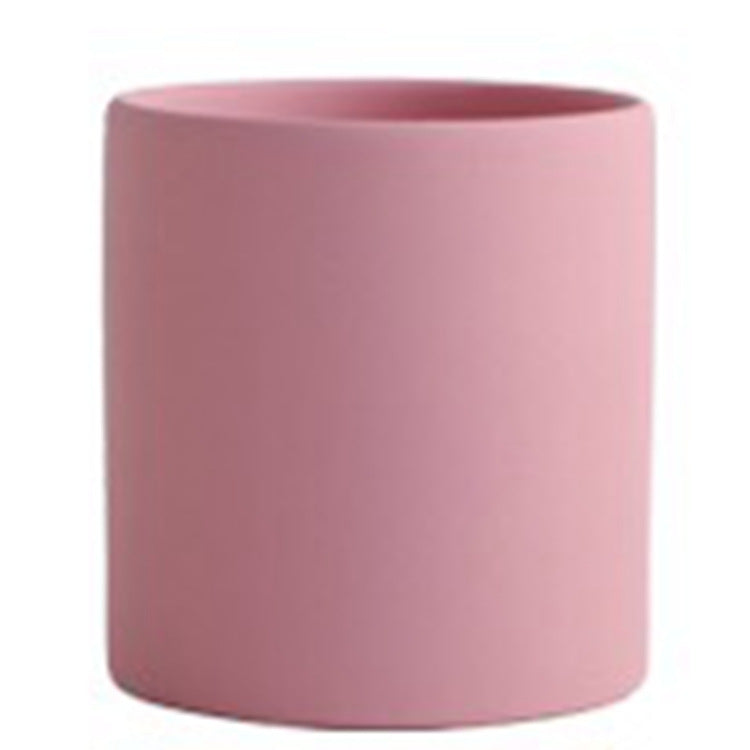 Minimalist Colorful Ceramic Flowerpot