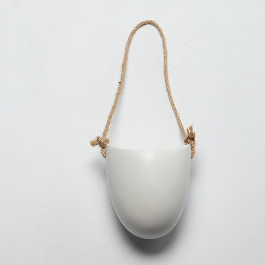 Minimalist Wall-Mounted Ceramic Flower Pot