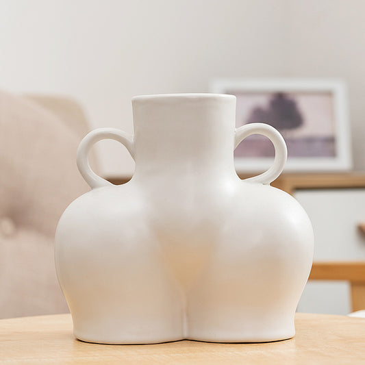 Minimalist Ceramic Body Vase