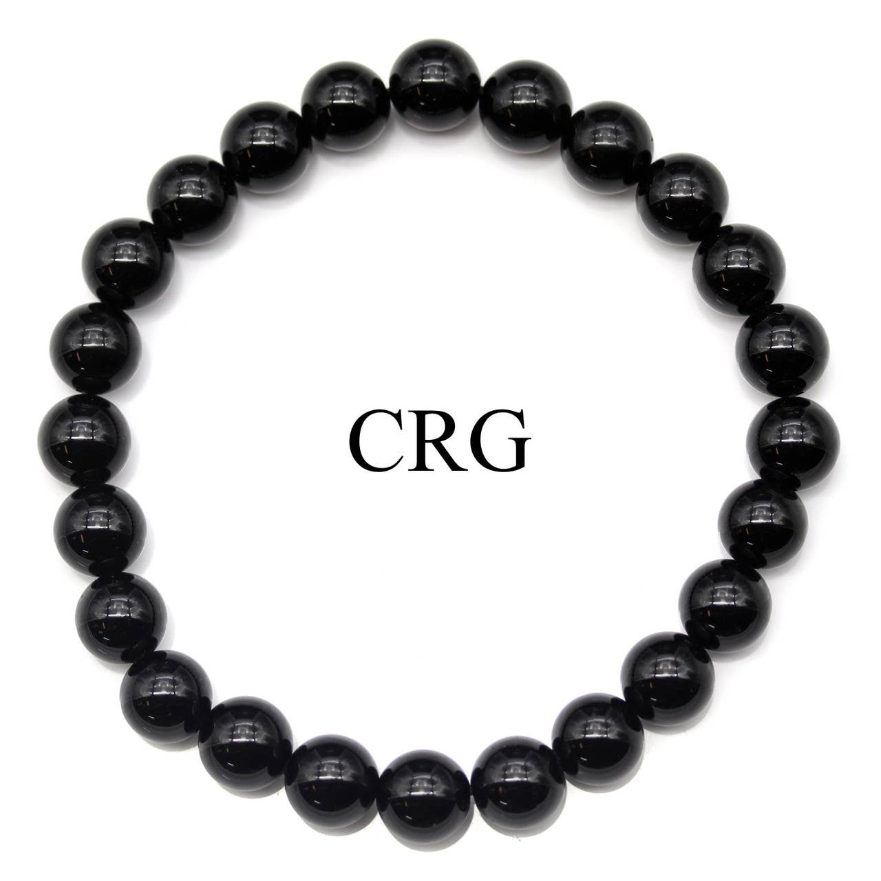 Obsidian Beaded Stretch Bracelet