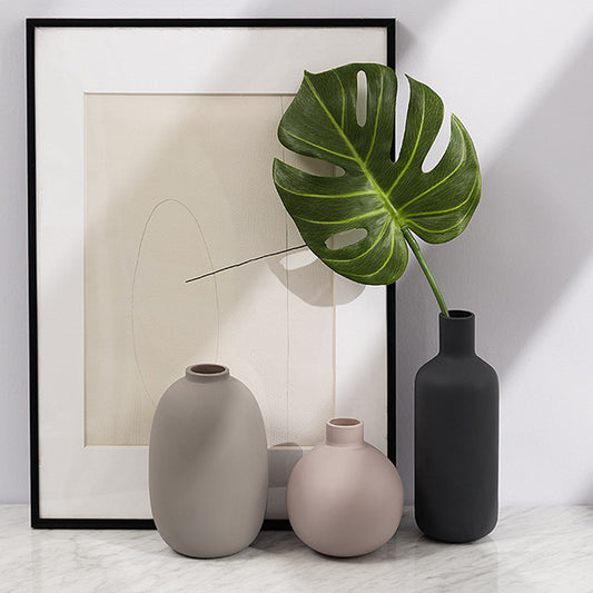 Minimalist Morandi Glass Vase